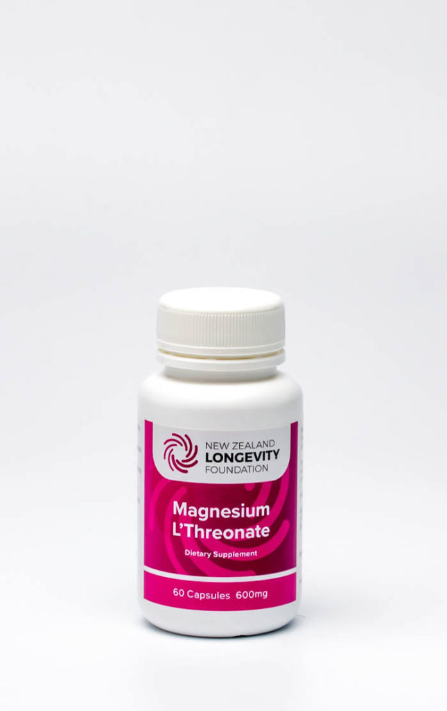 NZLF Magnesium L'Threonate 60 Capsules (B067) NZ Longevity Foundation