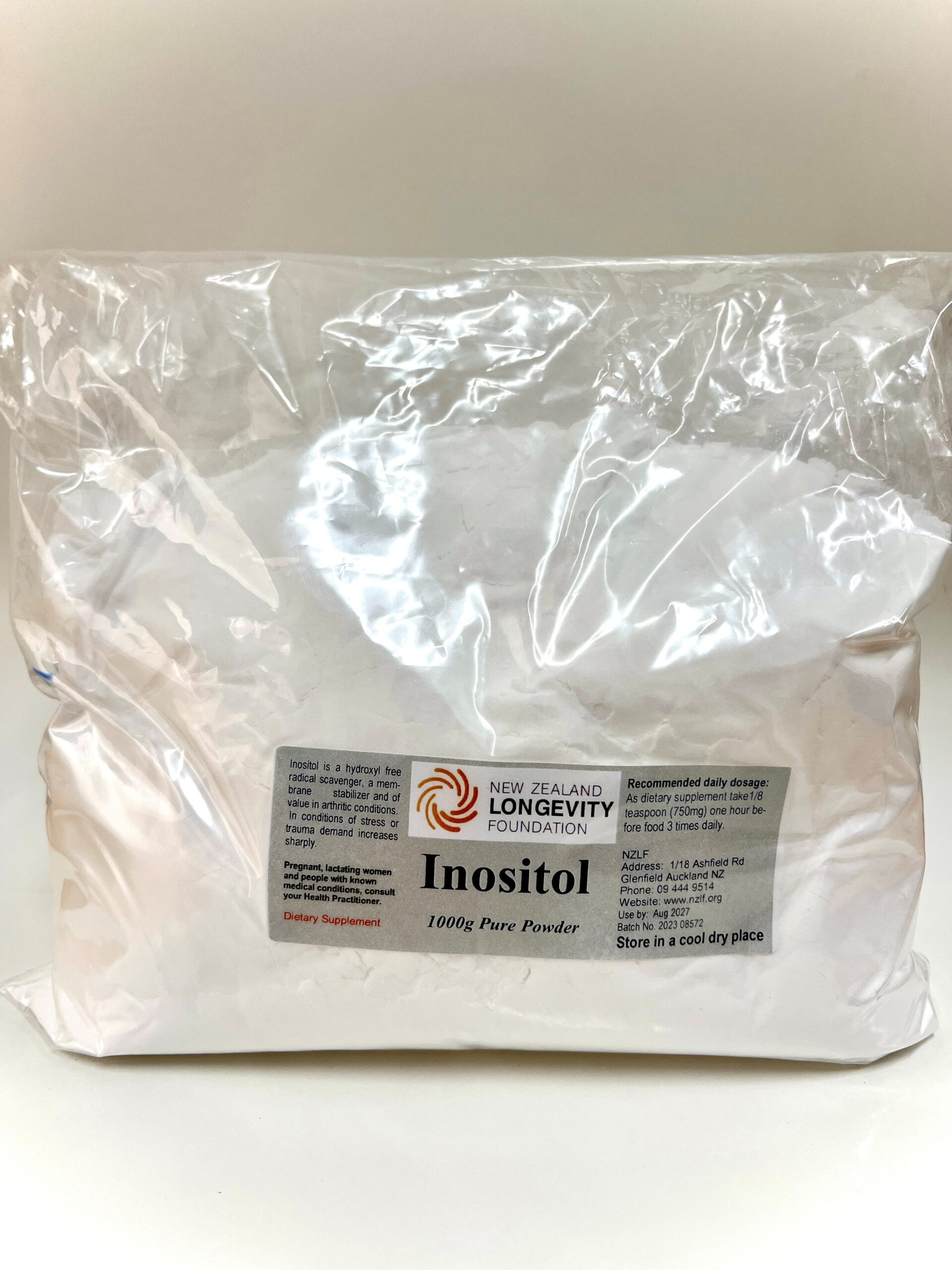 INOSITOL Pure Powder 1KG B#20220 5082