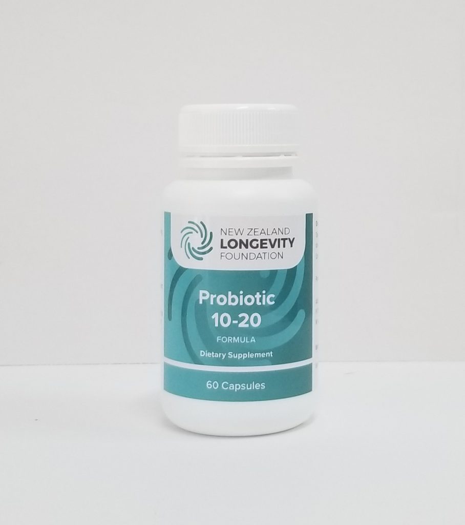 Nzlf Probiotic 10 20 60 Capsules B012301 Nz Longevity Foundation 6901