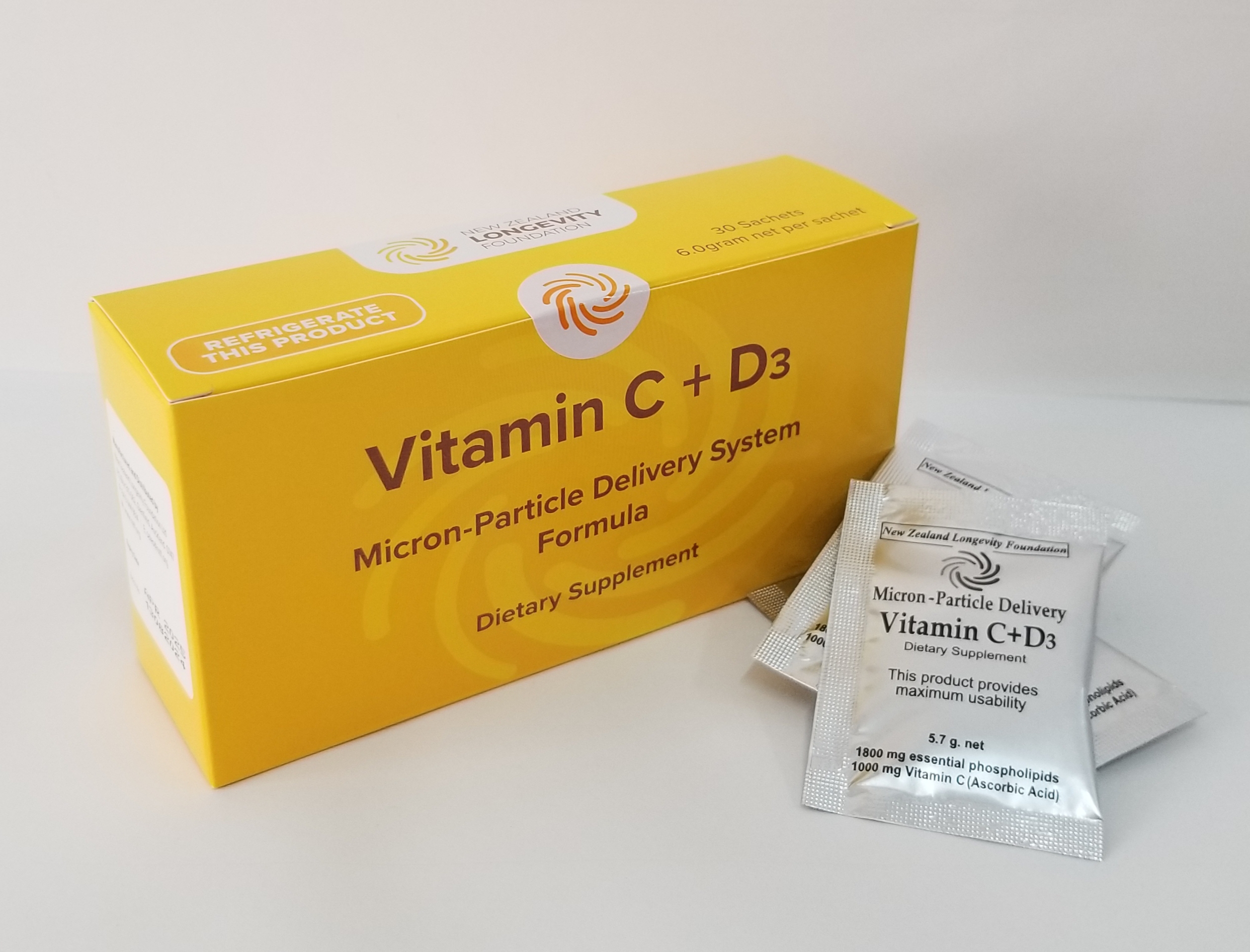 Micron-particle Vit C + D3, 1 box of 30 sachets