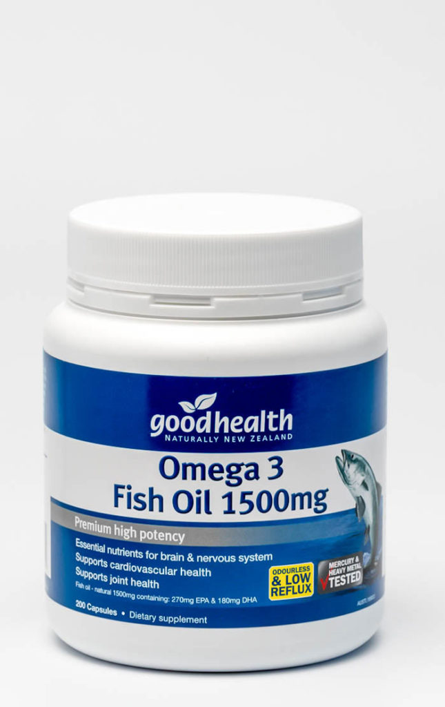 NZLF Omega 3 Fish Oils 1500mg (BS63K) 200 Capsules NZ Longevity