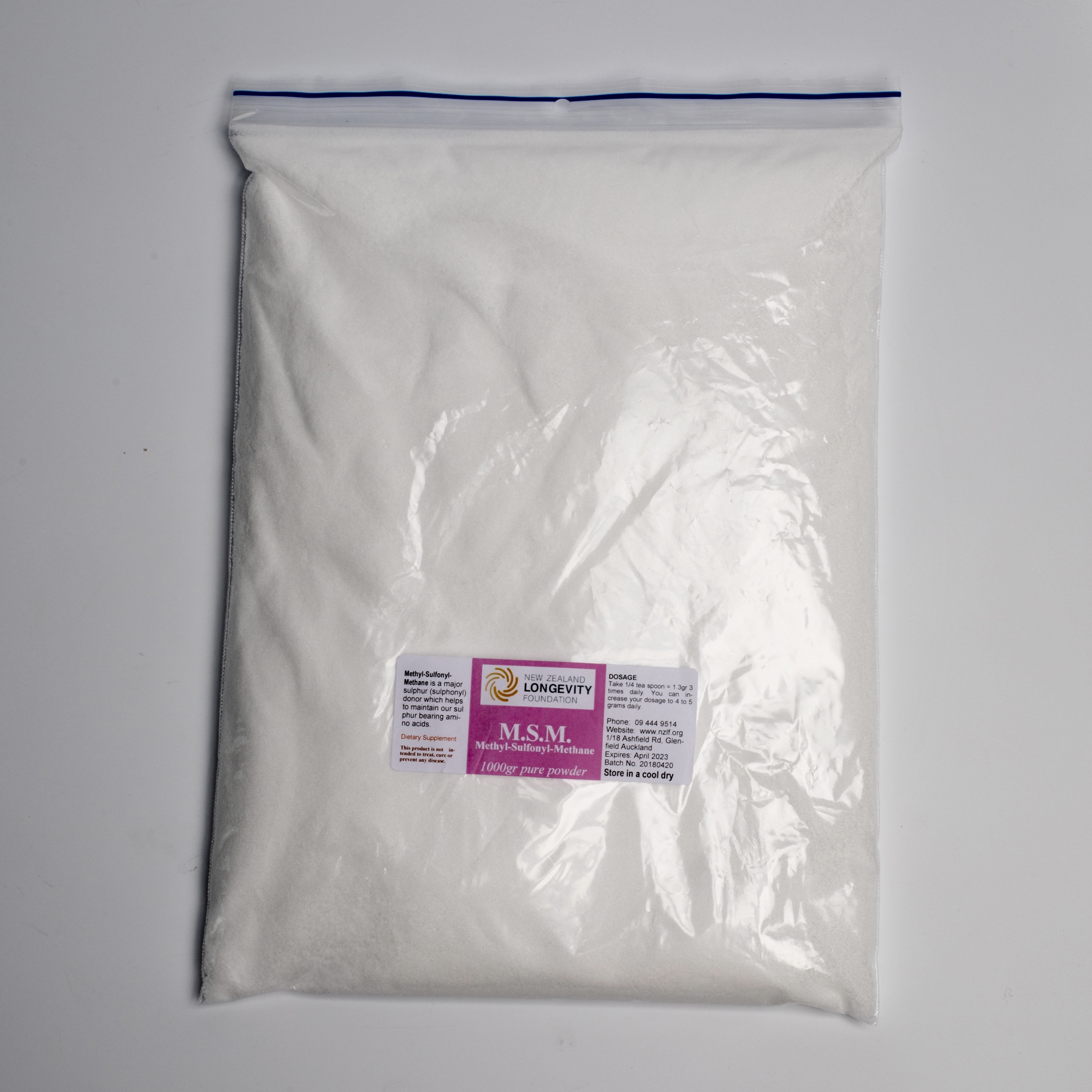 M.S.M pure powder 1KG
