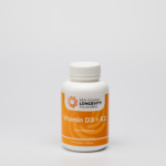 Vitamin D3(1000IU) + K2, 180 Capsules (B#044)